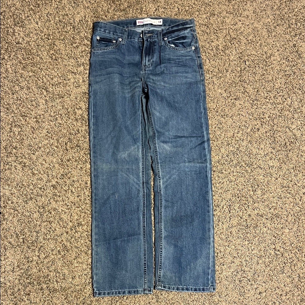 Levi's Straight Blue Jeans